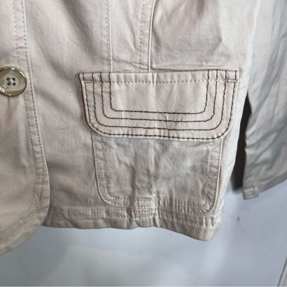 White House black market blazer jacket 3/4 sleeves - Picture 4 of 8